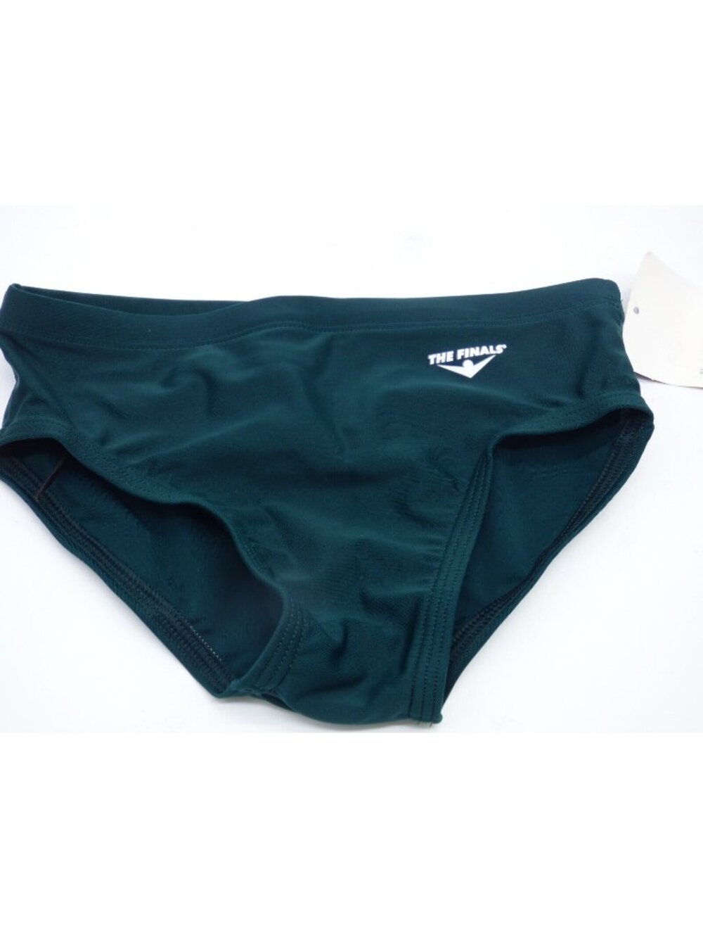 The Finals Youth (boy's) Solid Racer/ Swimming Briefs, Dark Green, Size 24